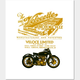 Velocette Motorcycle Company Caferacers Posters and Art